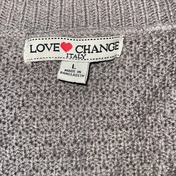 Color Block Open Cardigan - Picture 4 of 4